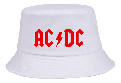 Gorro Pesquero Ac Dc Rock  X Sombrero Adulto Sol