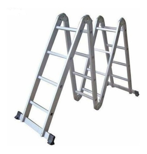 Escalera Aluminio 16 Escalones Garden Life Te1700 Articulada