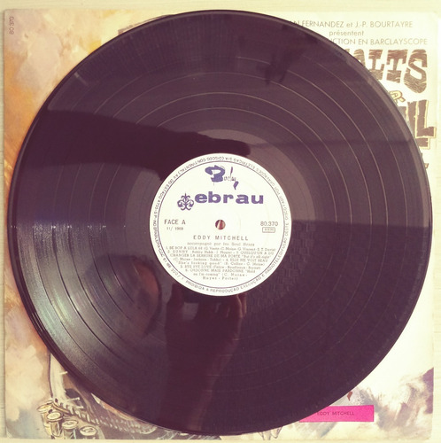 Lp Eddy Mitchell - 7 Colts Pour Schomll - Vinil Raro (Usado)