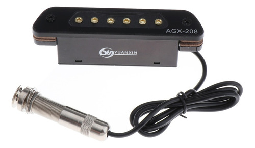 Captador De Guitarra Com Furo De Som Para Violão Agx-208