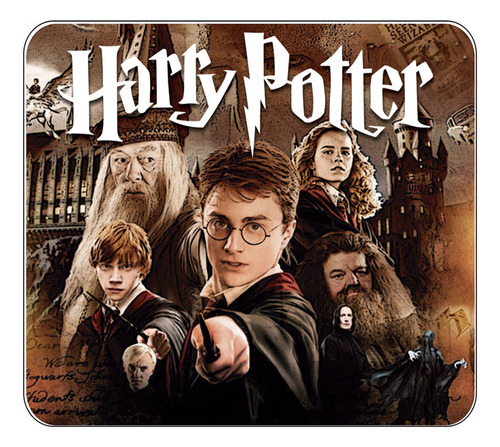 Mouse Pad Harry Potter Albus Rubeus Ron Personajes 1335