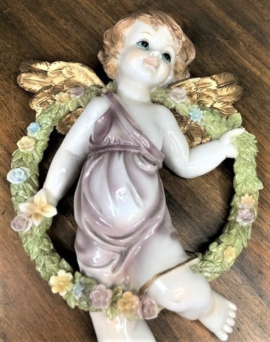 Imagem 11 de 11 de Anjo De Resina Para Parede Importado 27cm