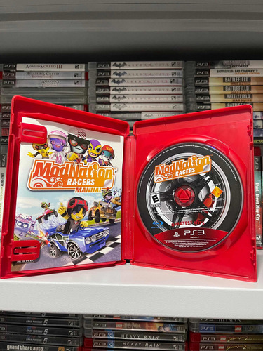 Juego físico completo de Ps3 Modnation Racers