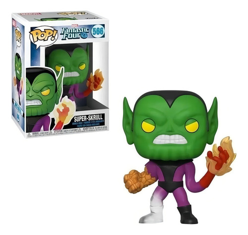 Boneco Funko Pop Quarteto Fantástico Super Skrull 566