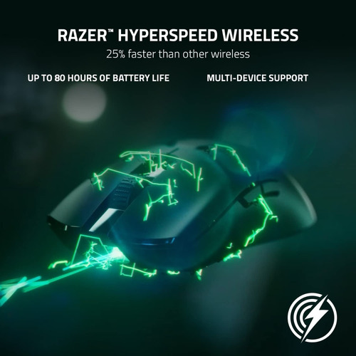 Imagen 2 de 6 de Mouse Inalámbrico Razer Viper V2 Pro Hyperspeed Gen3 30k Xg!