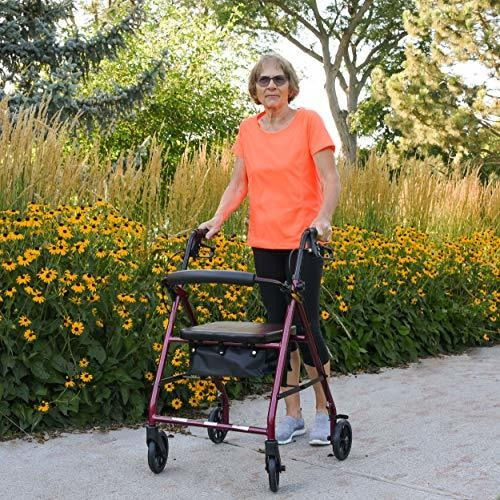 Andador Caminador De Aluminio Resistente Bariátrico 113 Kgs