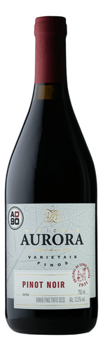 Kit 6 Un Vinho Aurora Varietal Pinot Noir 750 Ml
