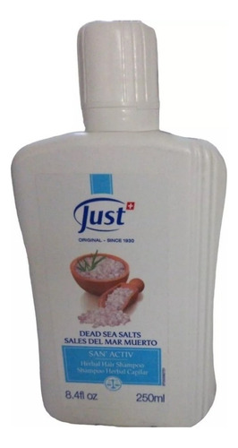Shampoo San Activ 250ml Swiss Just (sales Del Mar Muerto)