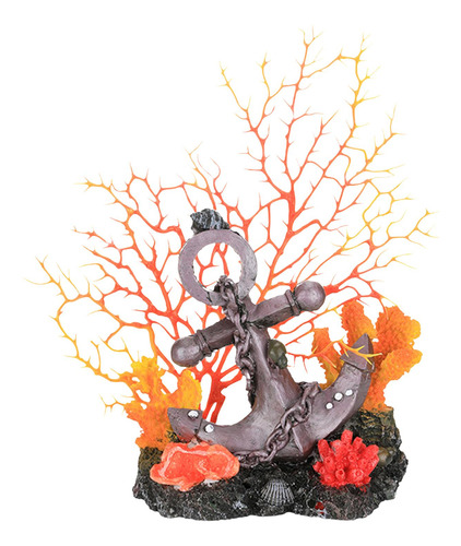 Adorno De Ancla De Arrecife De Coral, Estatua, Paisaje De