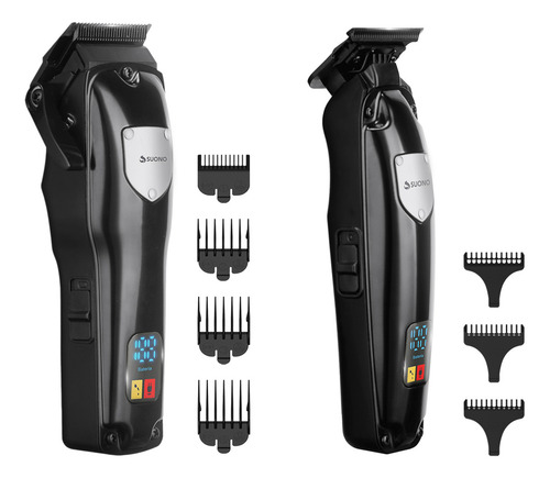 Kit Máquina De Cortar Pelo Suono Hair Clipper + Corta Barba
