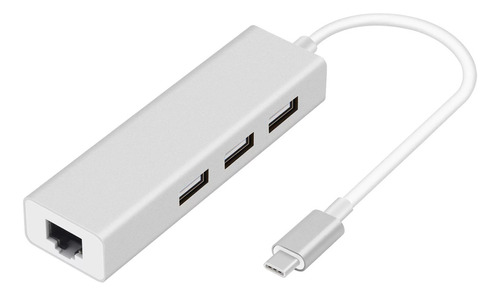 Adaptador Usb Tipo C A Usb 2.0 Rj45 10-100