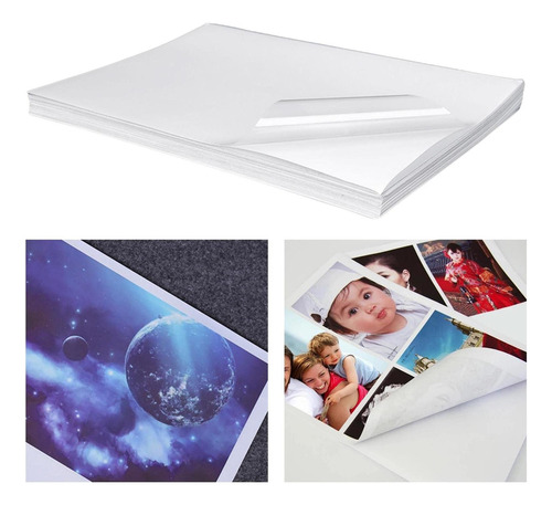 Papel De Calcomanía Para Impresora De Transparencia 25pcs