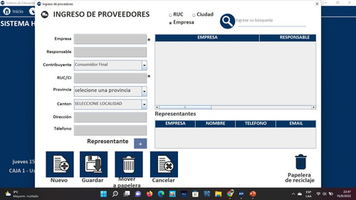 Sistema De Facturación Electrónica