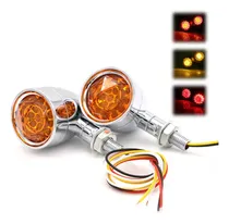 Comprar Luz Guiño Giro Stop Posicion Cafe Racer Custom Moto Cromadas