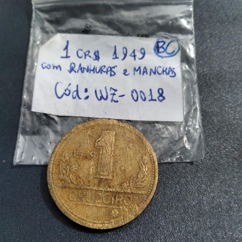 1 Cruzeiro 1949 Mapa Do Brasil Bc Código Wz0018 (Usado)