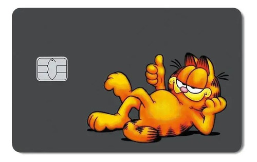 Sticker Para Tarjetas Credito, Debito Y Transporte Garfield