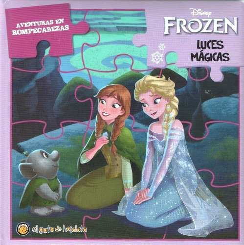 Frozen Luces Magicas Libro De Cuentos Con Rompecabezas