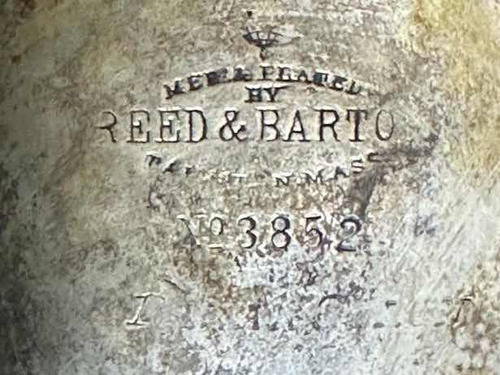 Caldera Y Soporte Reed & Barton 3852 Raro Vintage Sellado (Usado)