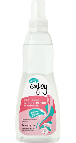 Jabón Liquido Enjoy Higiene Intima Ph Balanceado X 250 G