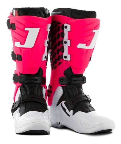 Bota Para Trilha De Moto E Motocross Jett Lite White Colors