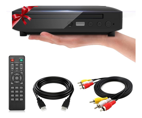 Mini Reproductor De Dvd Tojock, 1080p Hd, Con Control Remoto