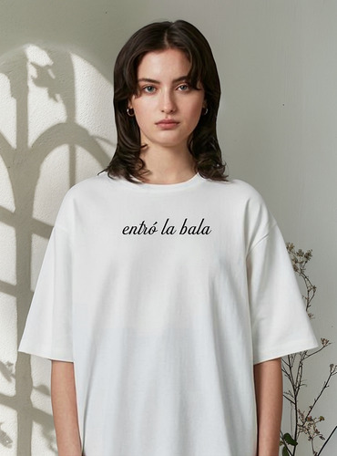Remera Entró La Bala Frase Personalizada Martín Cirio Unisex