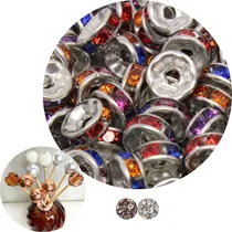 Comprar Rondelle De Strass 8mm 1000 Peças - P\u002F Artesanato Bijuterias