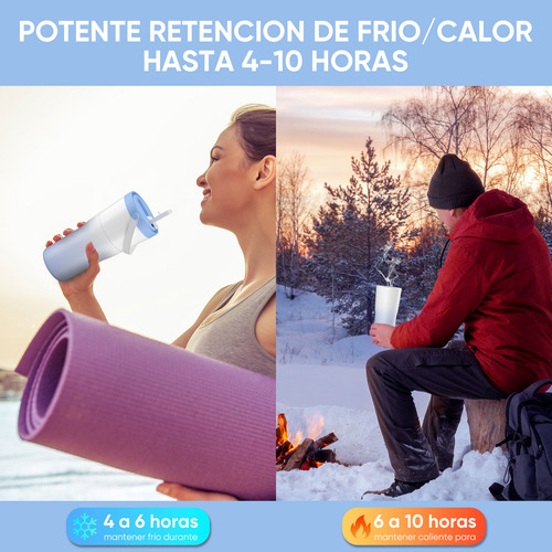Termo Vaso-botella Acero Inoxidablecon Fría/caliente 34 Oz