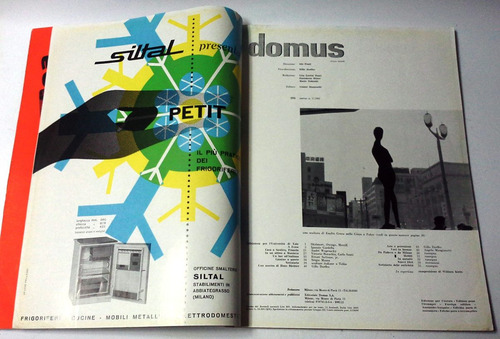 Revista Vintage De Arquitectura Y Diseño Domus Marzo 1961 (Usado)