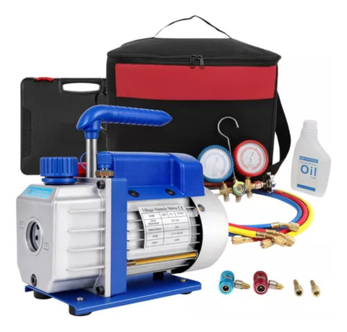 Bomba De Vacio 1/4 Hp 220v / A2408-200 / Bomba Para Refrigeración 2.5cfm Gaccoa