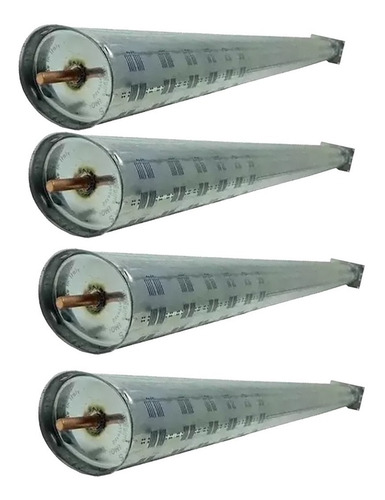 Imagem 1 de 3 de Kit 4 Queimador Tubular Para Forno Turbo Da Pratica