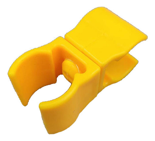 2 X 10 Uds. Clip Conector Para Poste De Bandera De Amarillo