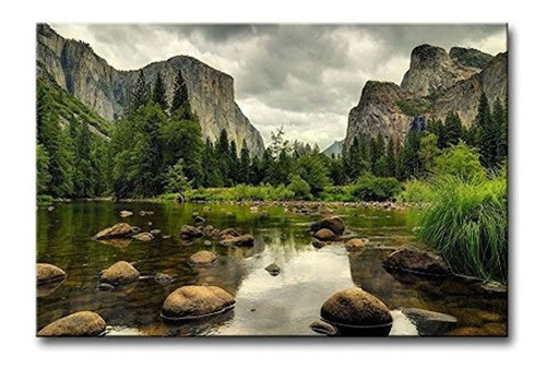 Asi Que Crazy Art® Muralla Verde Arte Pintura Yosemite Par