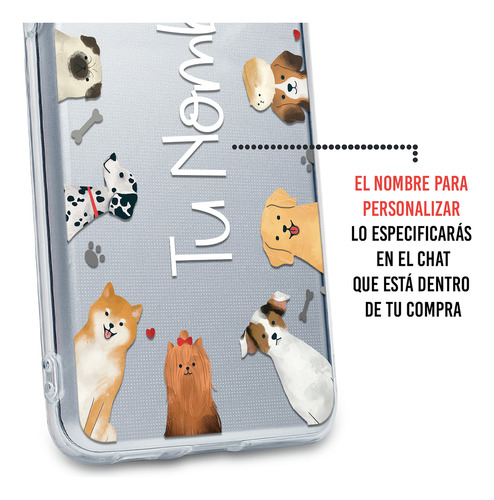 Funda Para Zte Para Mujer Razas Perritos Personalizada