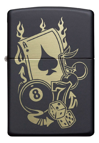 Encendedor Zippo Lighter Gambling Design