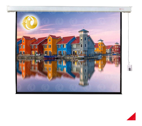 Pantalla Para Proyector Eléctrica Hi-screen 300cm X 230cm - Voltaje 110v