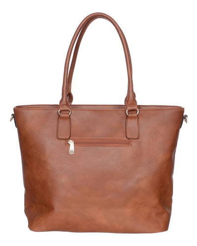 Imagen 3 de 8 de Cartera Amayra Simil Cuero Original Mujer Urbana Grande Pp