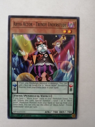 Abyss Actor-trendy Understudy Yu-gi-oh! 