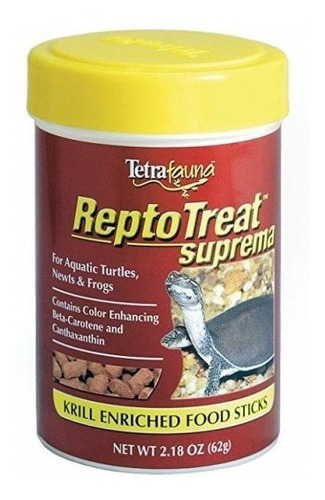 Complemento Alimenticio Tortuga Reptotreat Suprema Krill 62g