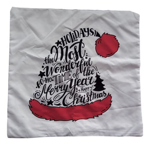Kit 3pz Funda De Almohada Para Decoración De Navidad 45x45