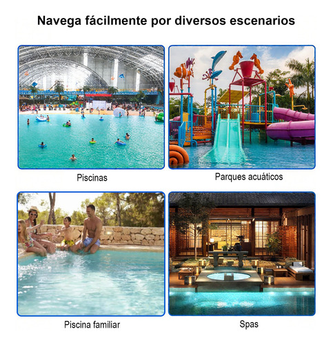 Escalera Para Piscinas En Acero Inoxidable 3 Peldaños Blanco
