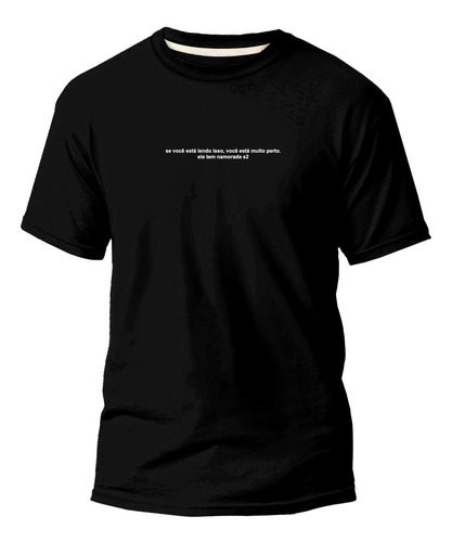Camisa Camiseta Anti-atrevida Namoradas Algodão Premium