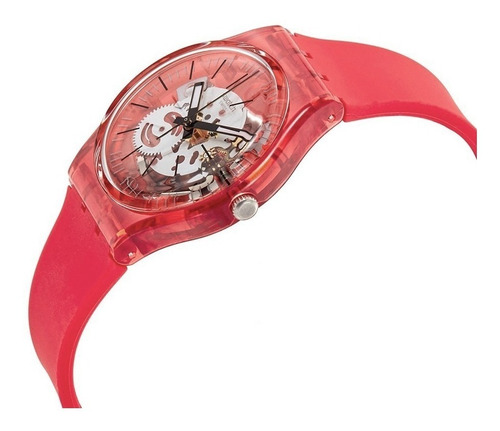 Reloj Swatch Gr178 Rosso Bianco Maquinaria Visible Mercado Libre