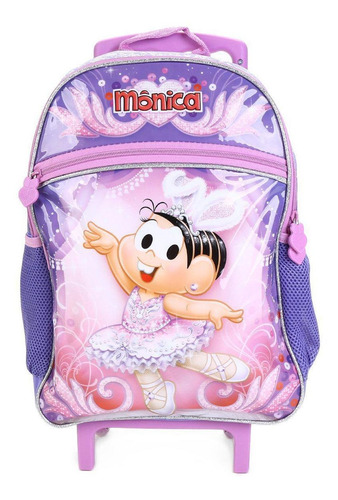 Mochila De Rodinha Mônica Bailarina