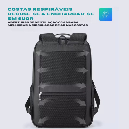 Mochila Premium Multifuncional Reforçada Com Usb Mark Ryden