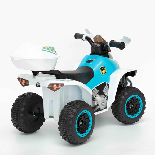 Mini Quadriciclo Moto Elétrica Infantil Importway Policia