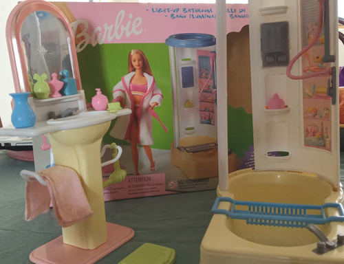 Juego De Baño De La Barbie Con Sus Accesorios