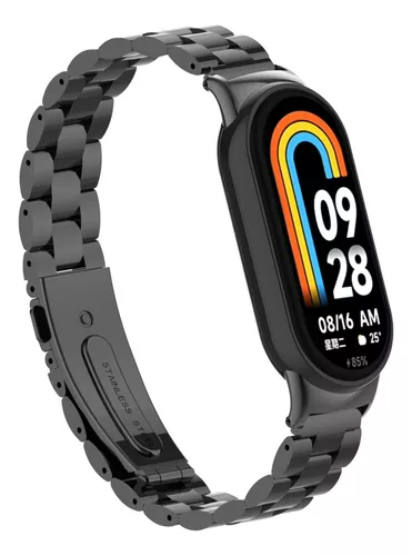 Correa de Malla de Acero Inoxidable con Estuche para Xiaomi Smart Band 8