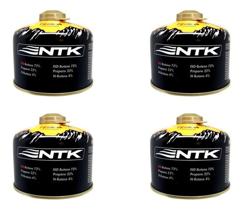 Imagem 1 de 4 de Kit 4 Unidades Refis Tekgas Nautika 230g Cada
