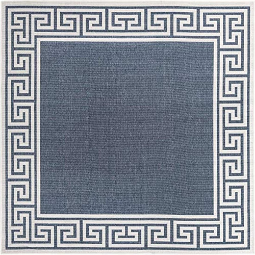 Tapetes Decorativos (azul Marino/marfil)